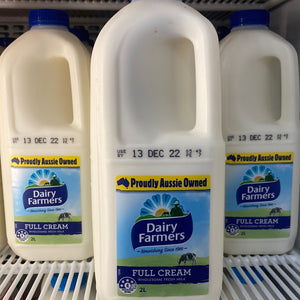 Dairy farmers full cream milk